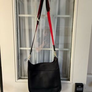 Black pebble leather Boutique Crossbody